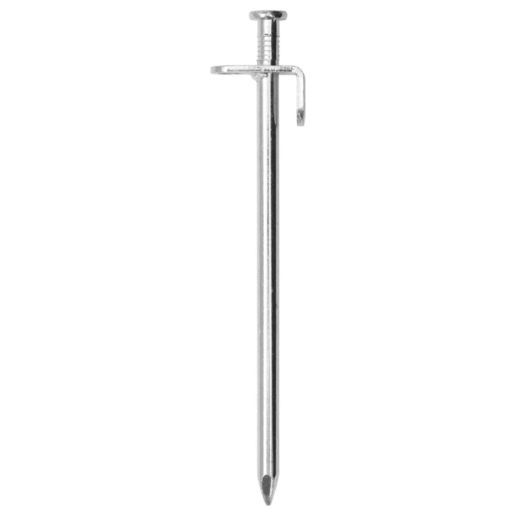 Piquets de tente 24 pcs 19,5 cm 8 mm acier galvanisé Accessoires de tente vidaXL