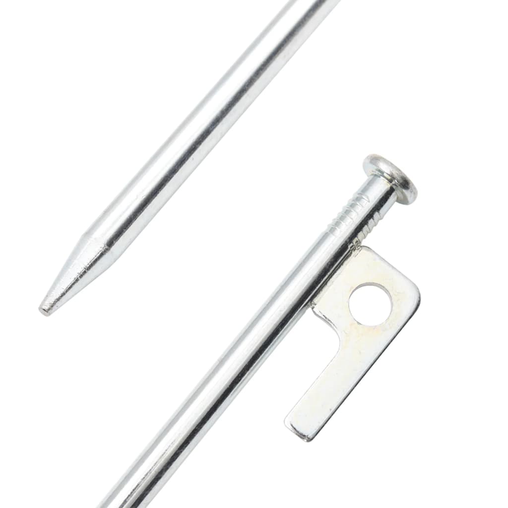 Piquets de tente 24 pcs 20 cm 9 mm acier galvanisé Accessoires de tente vidaXL