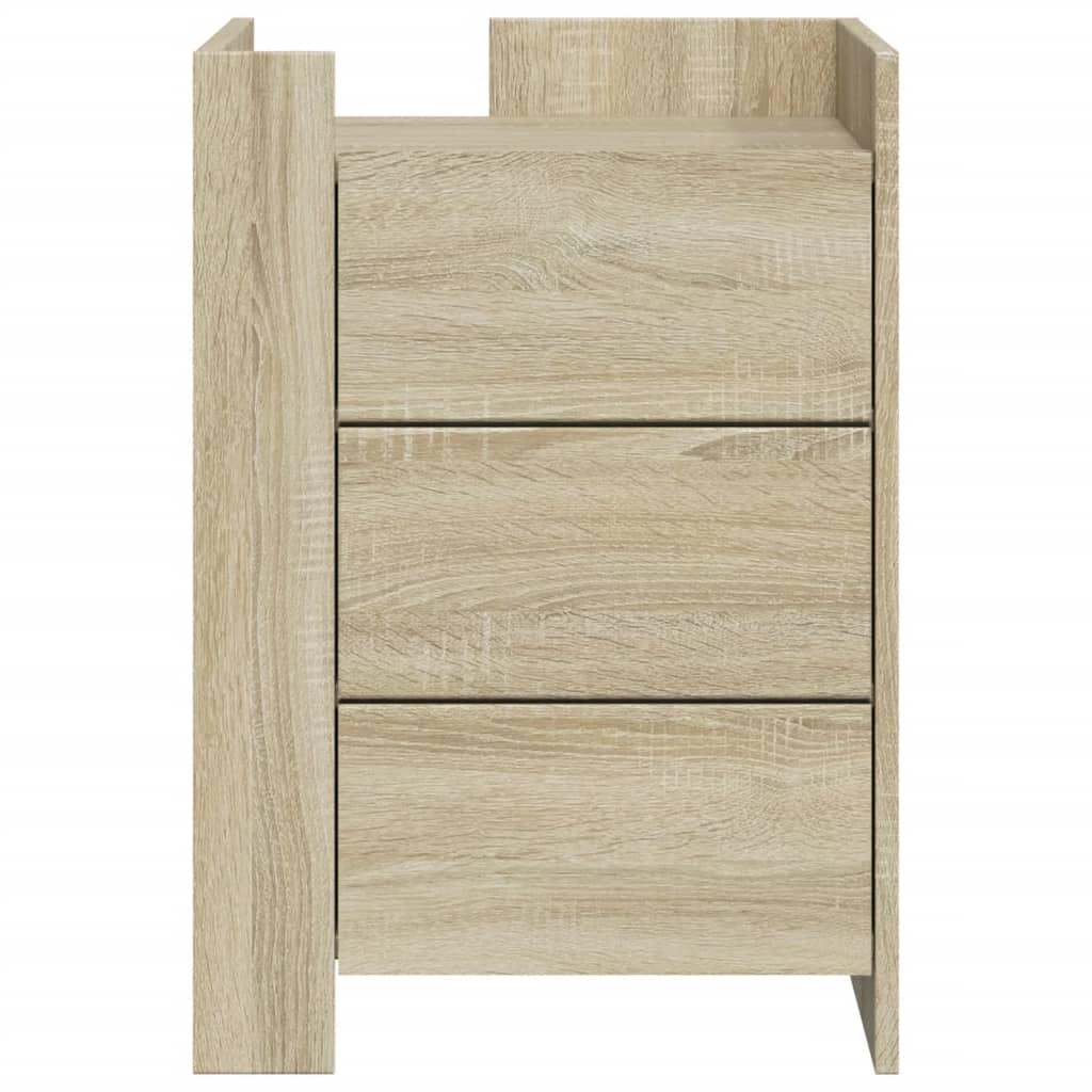 Table de chevet chêne sonoma 45x50x65 cm bois d’ingénierie - XIOS
