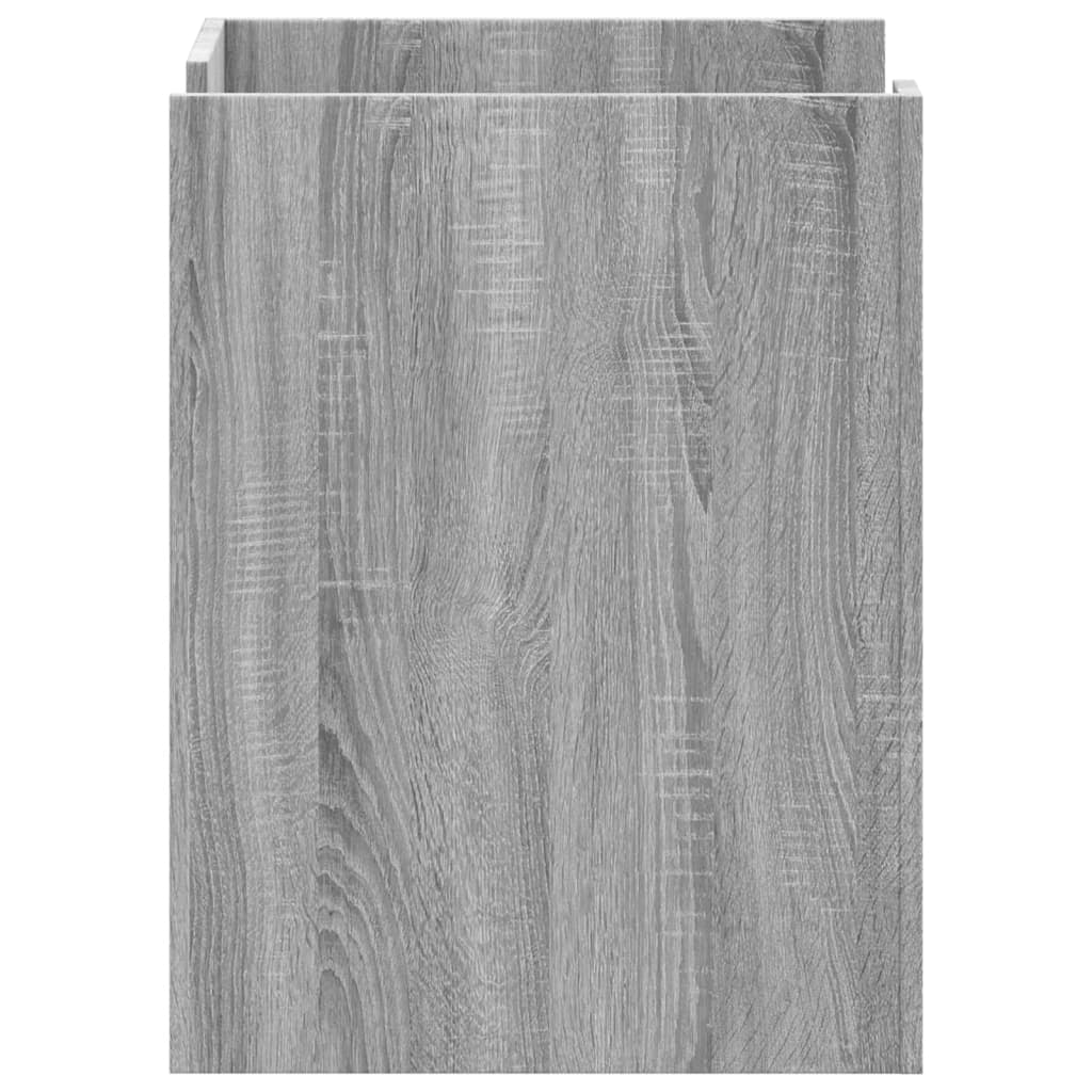 Table de chevet sonoma gris 45x50x65 cm bois d'ingénierie - XIOS