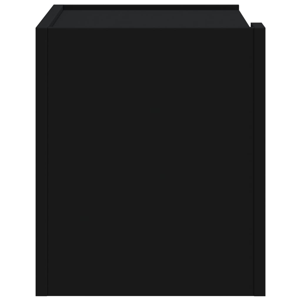 Tables de chevet murales 2 pcs noir 45x30x35 cm - XIOS