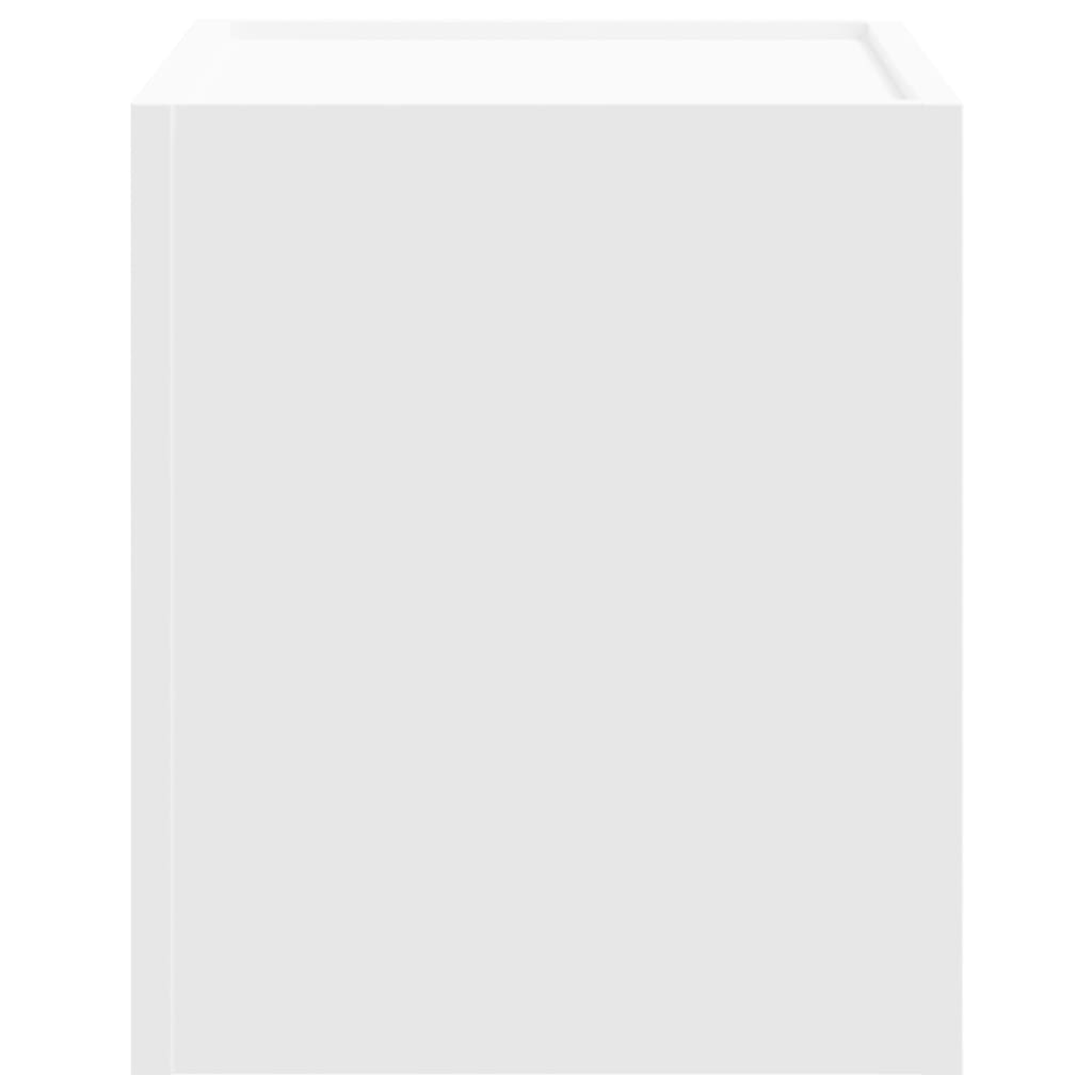 Table de chevet murale blanc 45x30x35 cm - XIOS