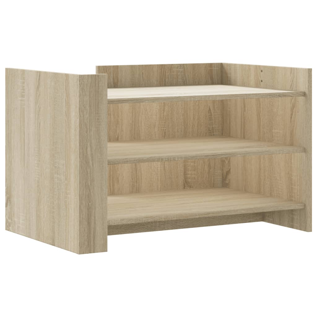 Table basse chêne sonoma 80x50x50 cm bois d'ingénierie - XIOS