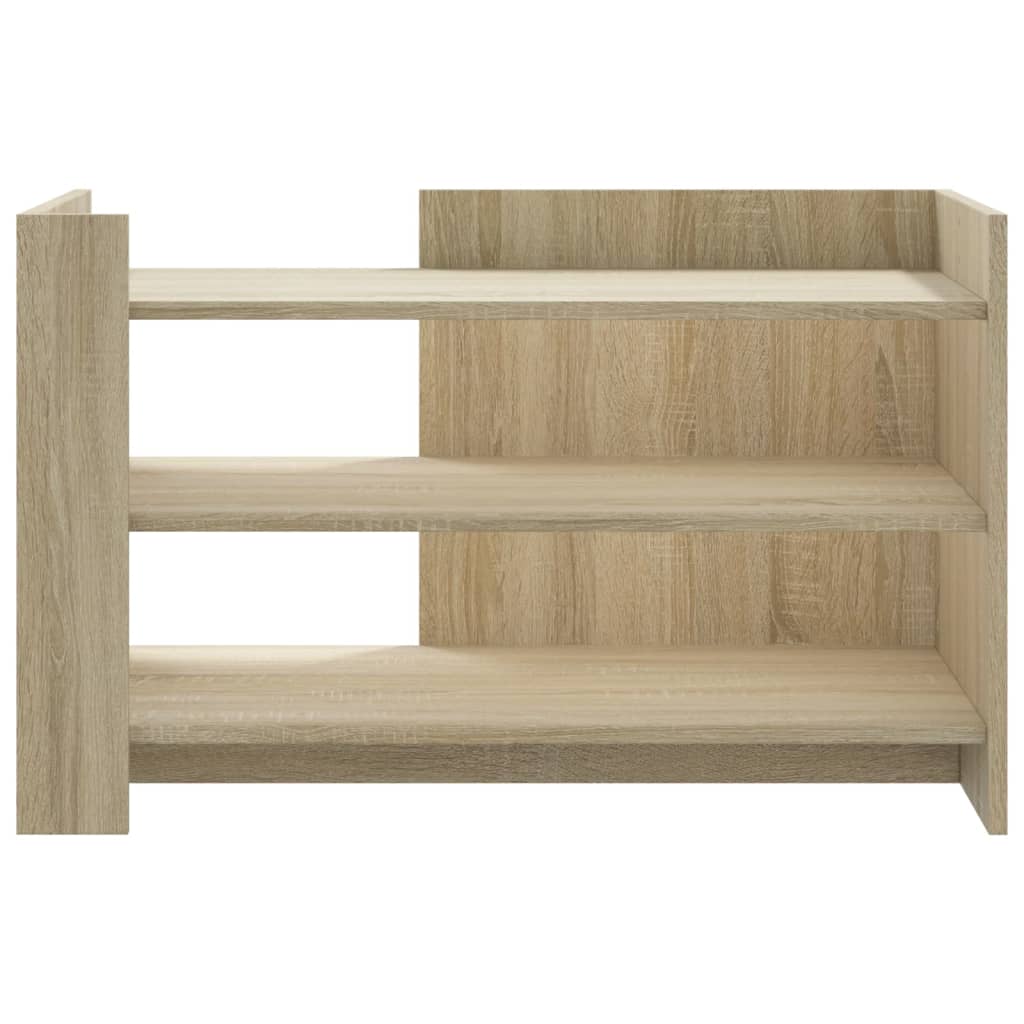 Table basse chêne sonoma 80x50x50 cm bois d'ingénierie - XIOS