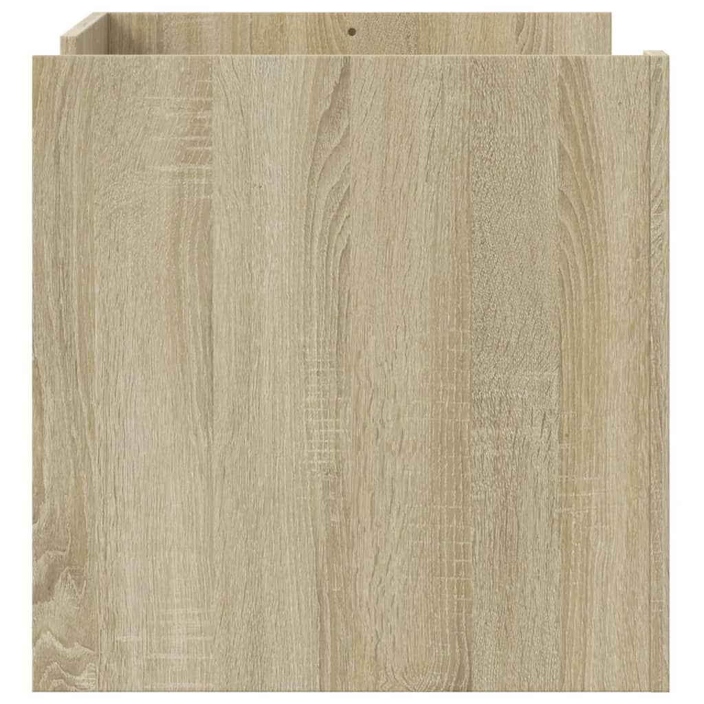 Table basse chêne sonoma 80x50x50 cm bois d'ingénierie - XIOS