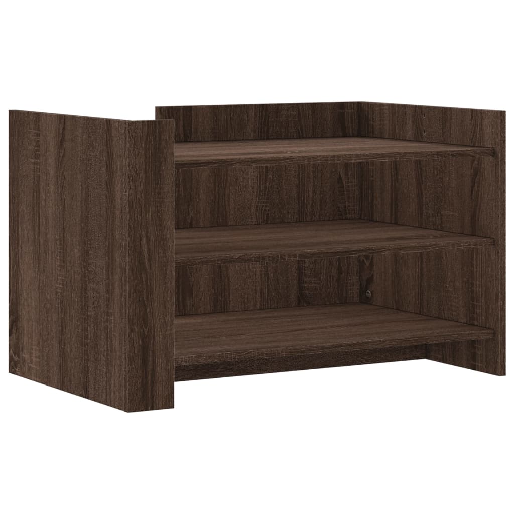 Table basse chêne marron 80x50x50 cm Bois d'ingénierie XIOS