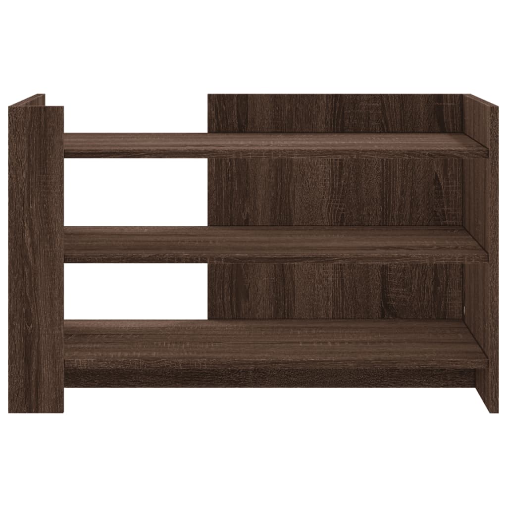 Table basse chêne marron 80x50x50 cm Bois d'ingénierie XIOS