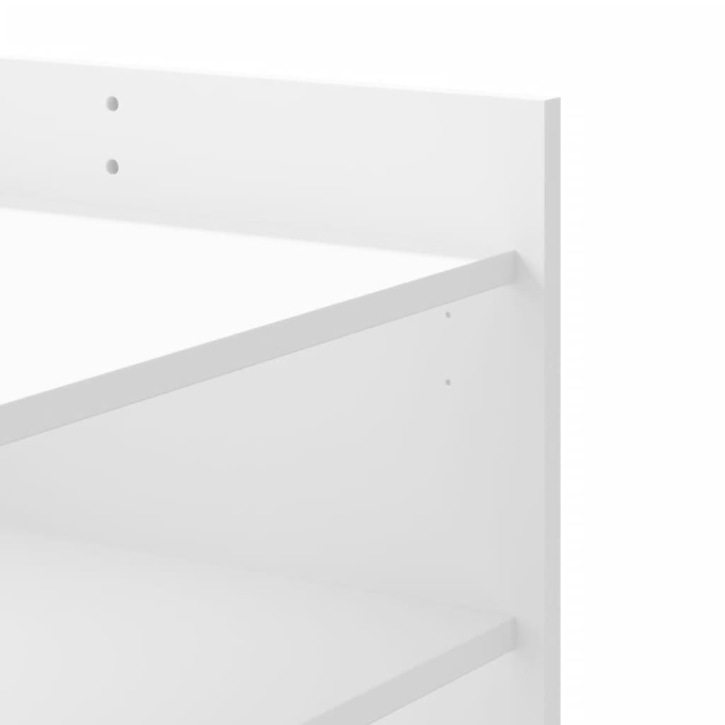 Table basse blanc 100x50x50 cm bois d'ingénierie - XIOS