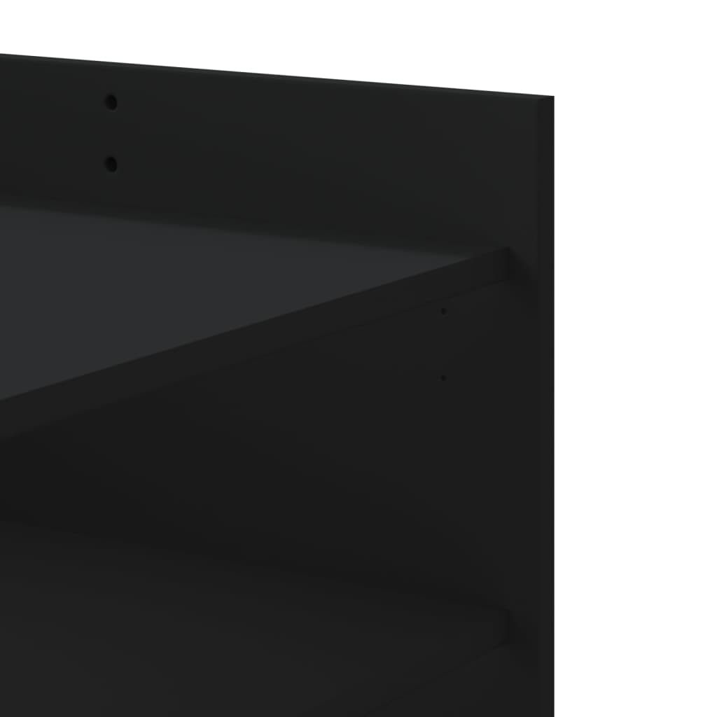 Table basse noir 100x50x50 cm bois d'ingénierie - XIOS