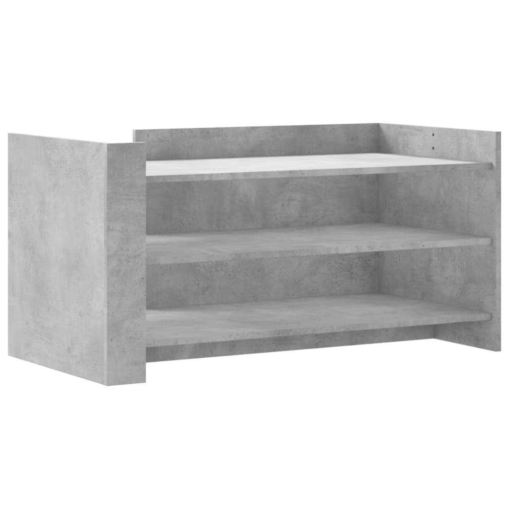 Table basse gris béton 100x50x50 cm bois d'ingénierie - XIOS