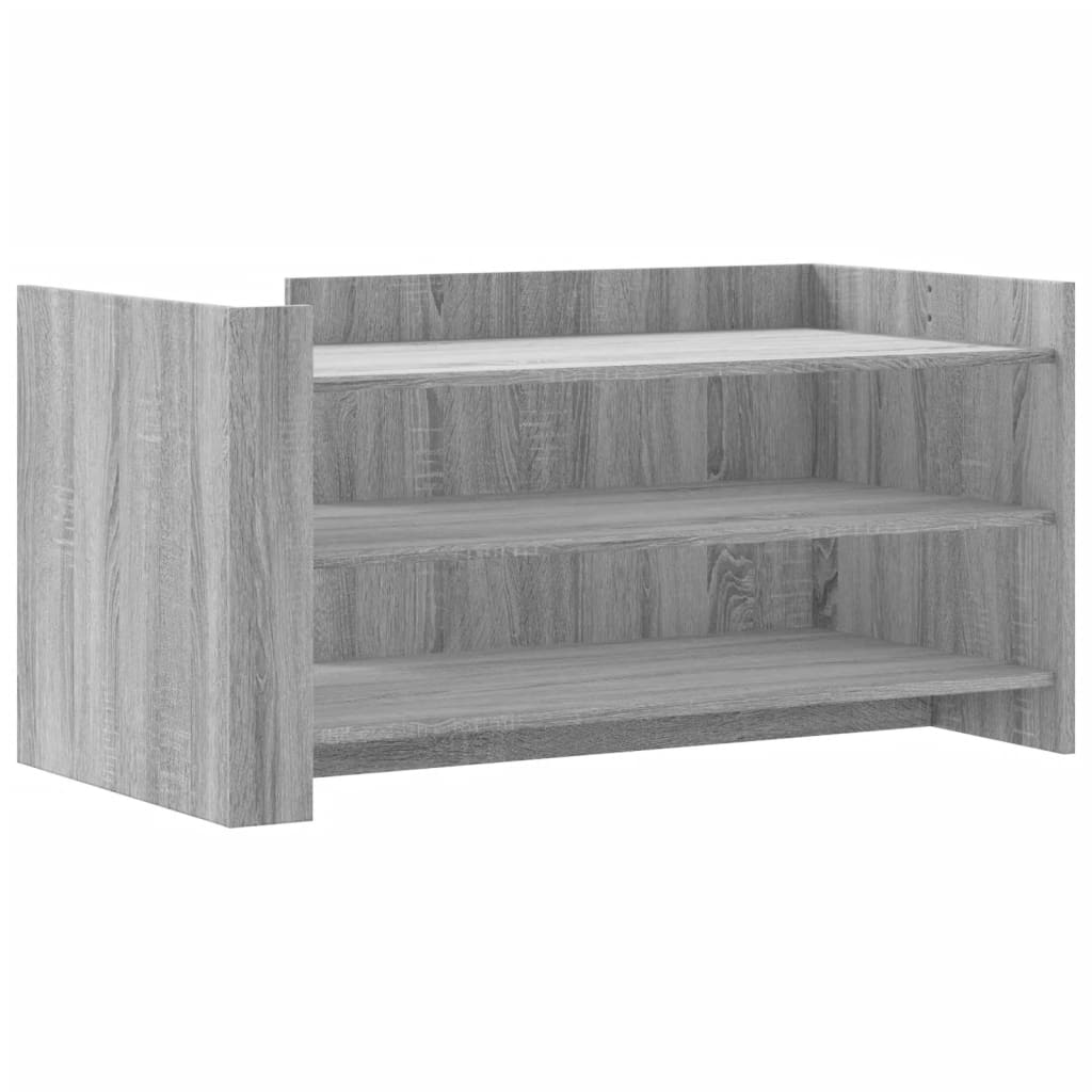 Table basse sonoma gris 100x50x50 cm bois d'ingénierie - XIOS