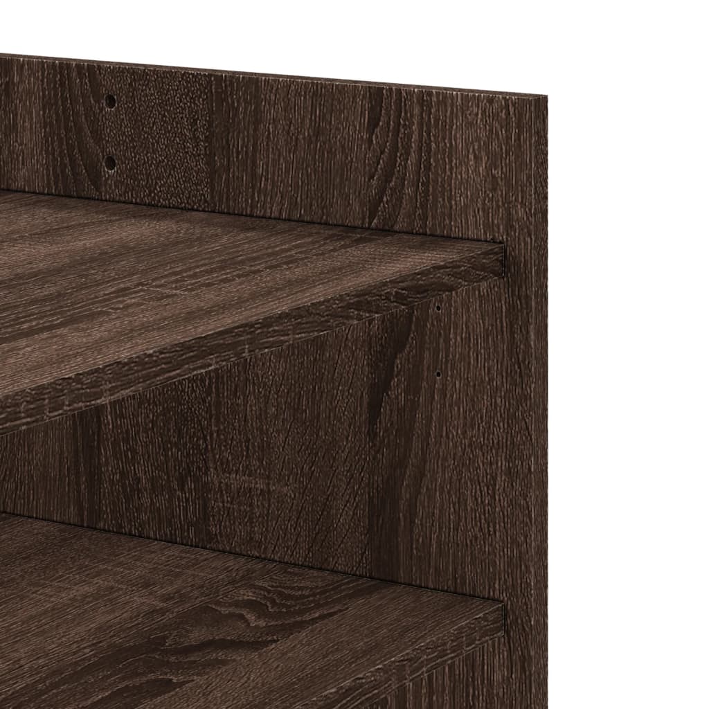 Table basse chêne marron 100x50x50 cm bois d'ingénierie - XIOS
