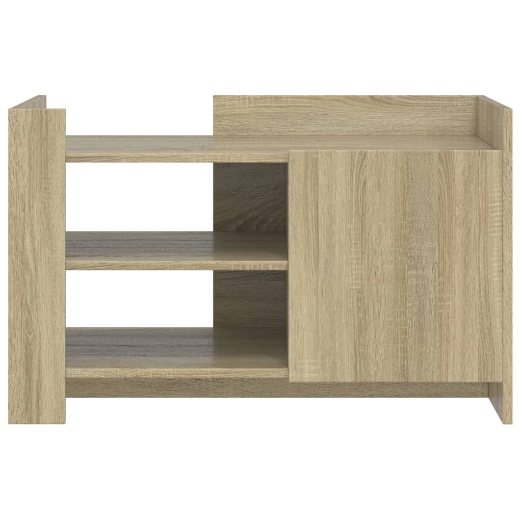 Table basse chêne sonoma 80x50x50 cm bois d'ingénierie - XIOS
