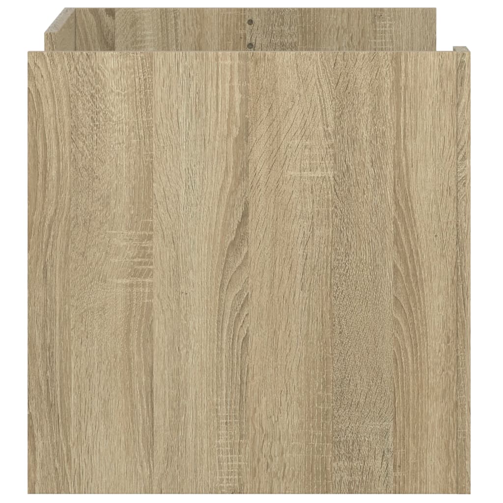Table basse chêne sonoma 80x50x50 cm bois d'ingénierie - XIOS