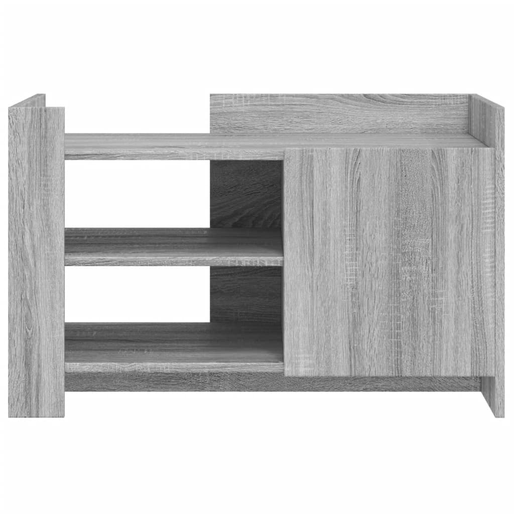 Table basse sonoma gris 80x50x50 cm Bois d'ingénierie - XIOS