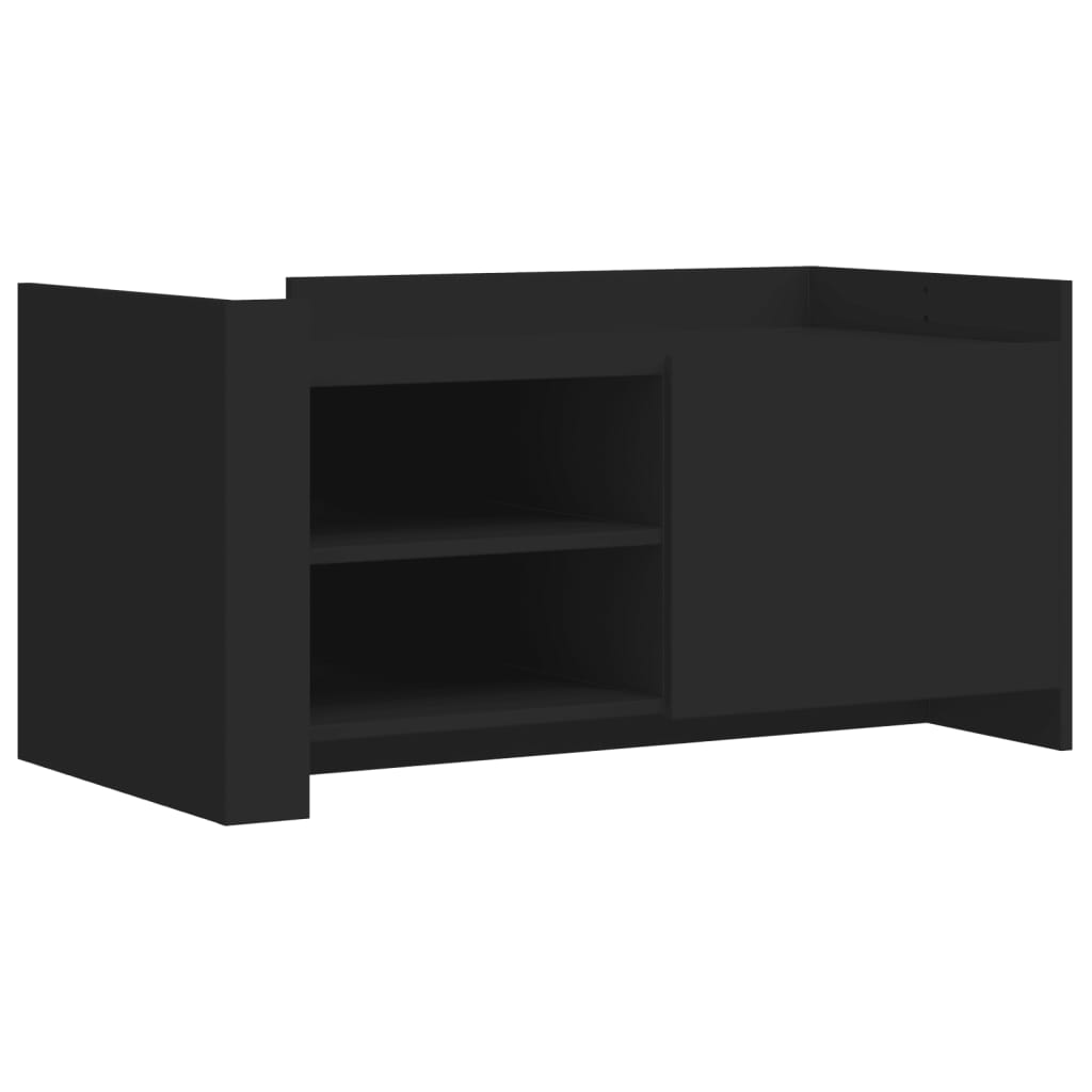 Table basse noir 100x50x50 cm bois d'ingénierie - XIOS