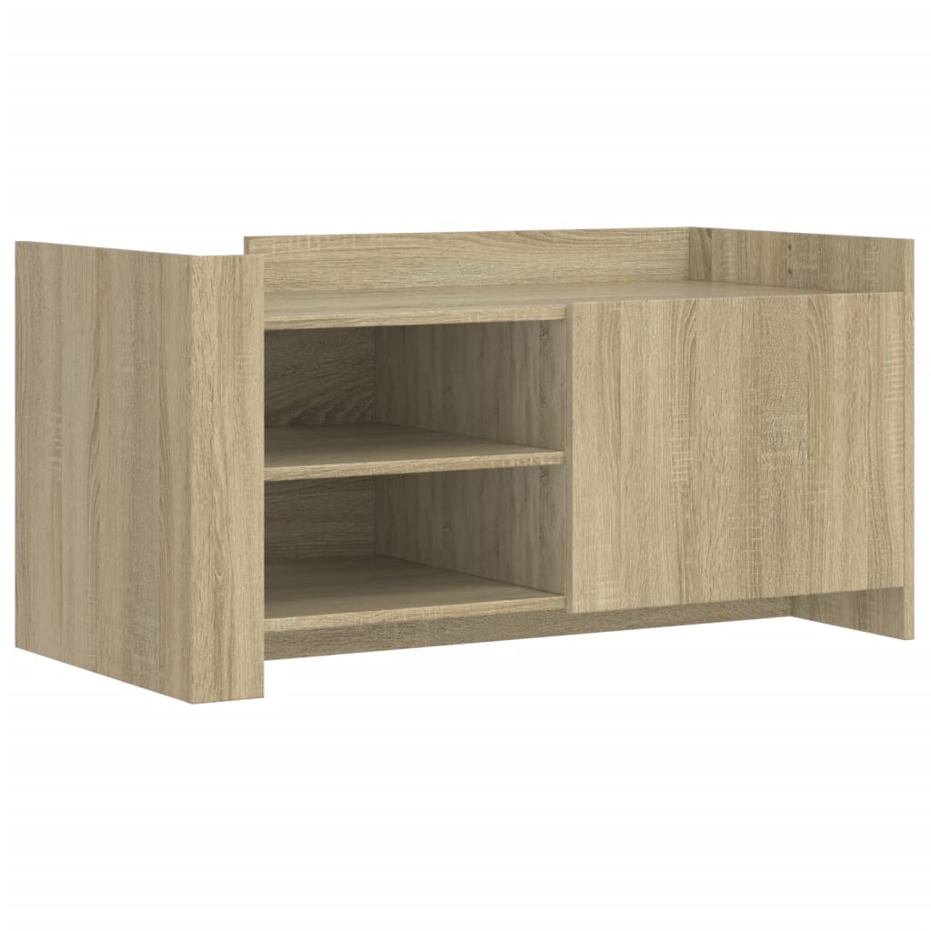 Table basse chêne sonoma 100x50x50 cm bois d'ingénierie XIOS