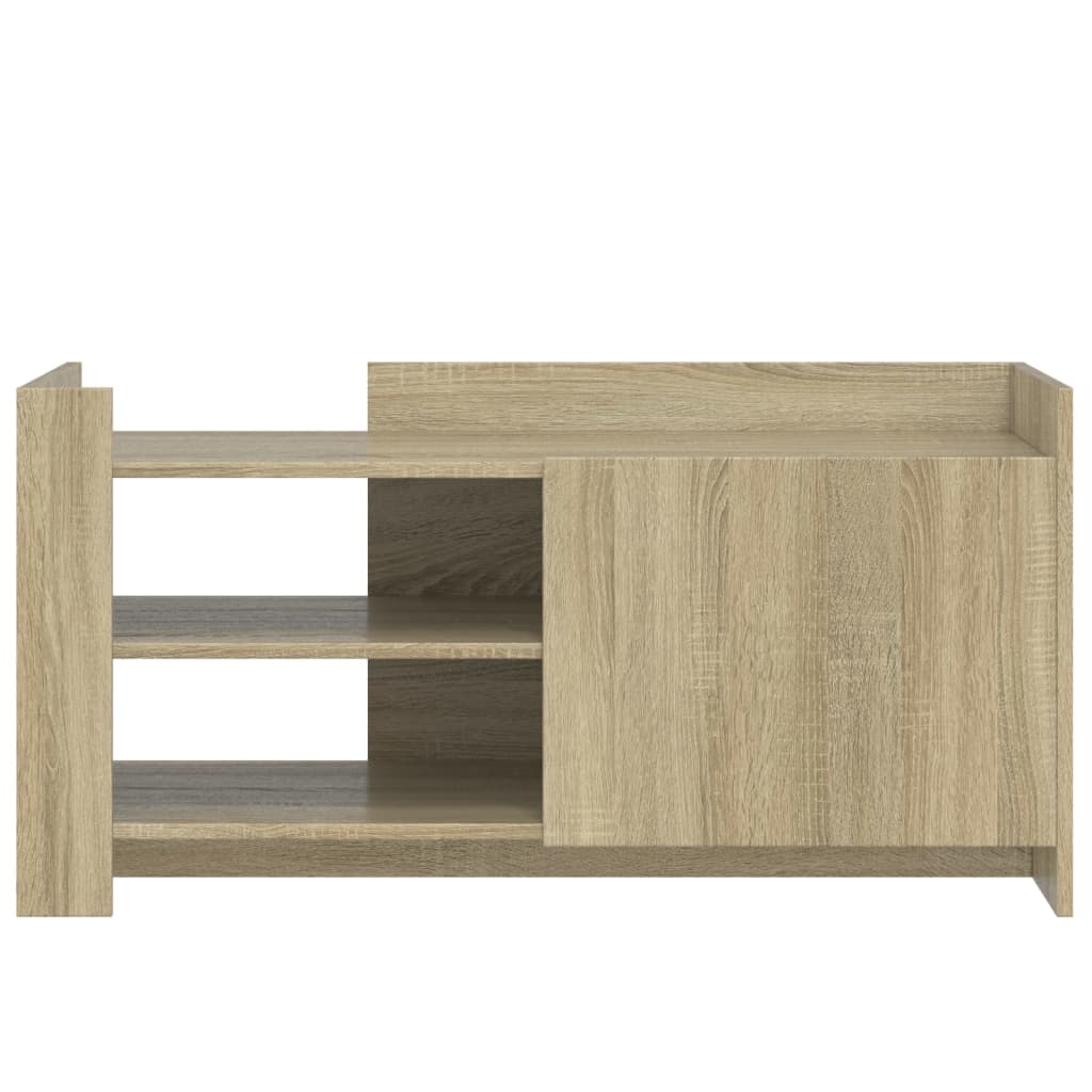 Table basse chêne sonoma 100x50x50 cm bois d'ingénierie XIOS
