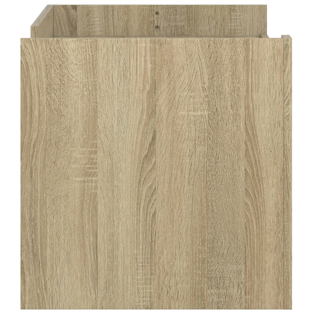 Table basse chêne sonoma 100x50x50 cm bois d'ingénierie XIOS