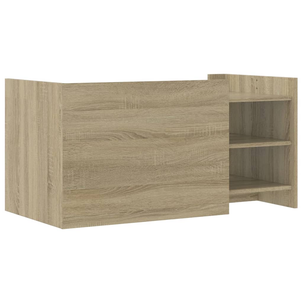 Table basse chêne sonoma 100x50x50 cm bois d'ingénierie XIOS