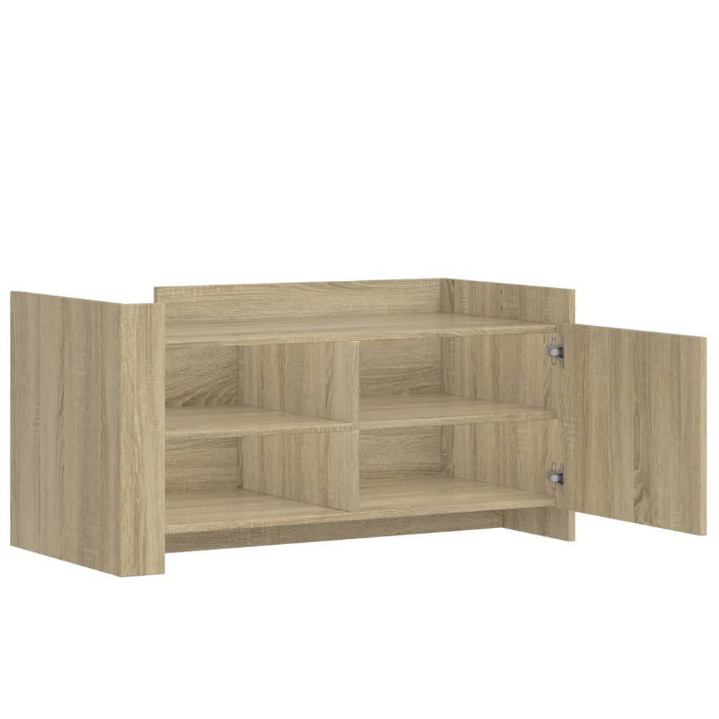 Table basse chêne sonoma 100x50x50 cm bois d'ingénierie XIOS