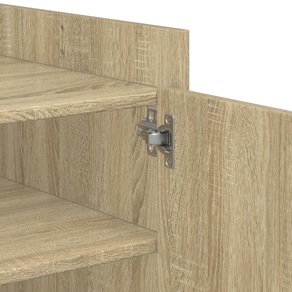 Table basse chêne sonoma 100x50x50 cm bois d'ingénierie XIOS