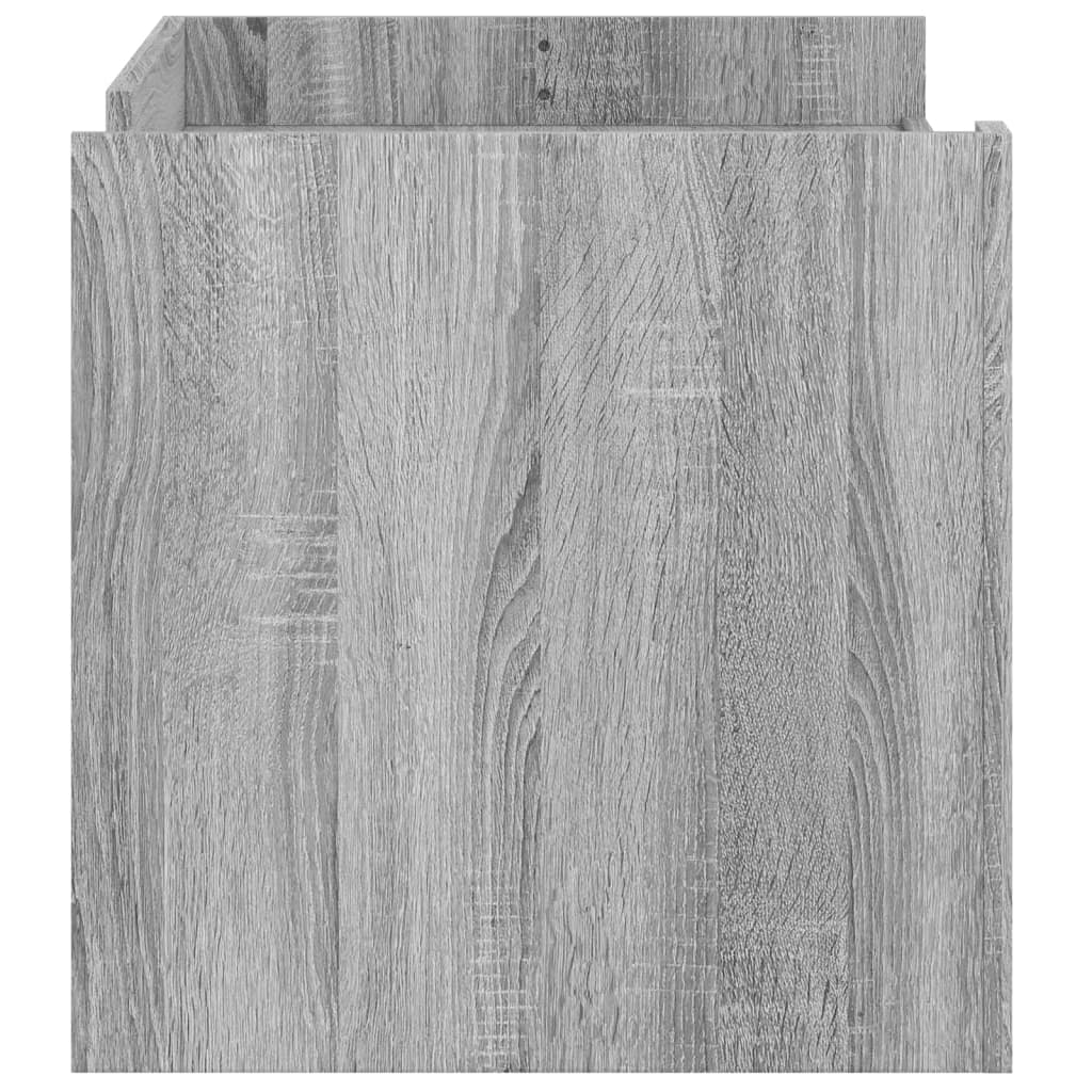 Table basse sonoma gris 100x50x50 cm bois d'ingénierie XIOS