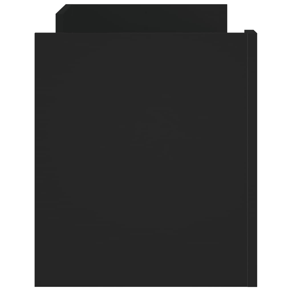 Meuble TV Noir 100x35x40 cm Bois d'ingénierie - XIOS