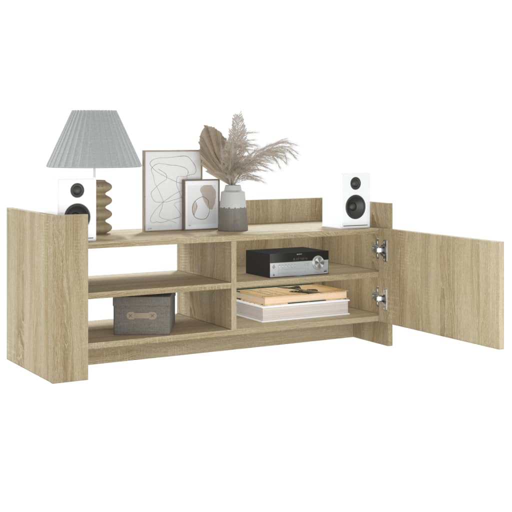 Meuble TV Chêne sonoma 100x35x40 cm Bois d'ingénierie - XIOS