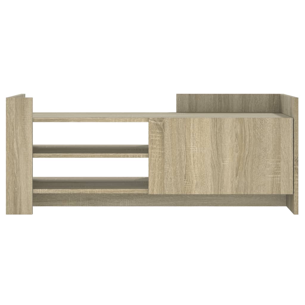 Meuble TV Chêne sonoma 100x35x40 cm Bois d'ingénierie - XIOS