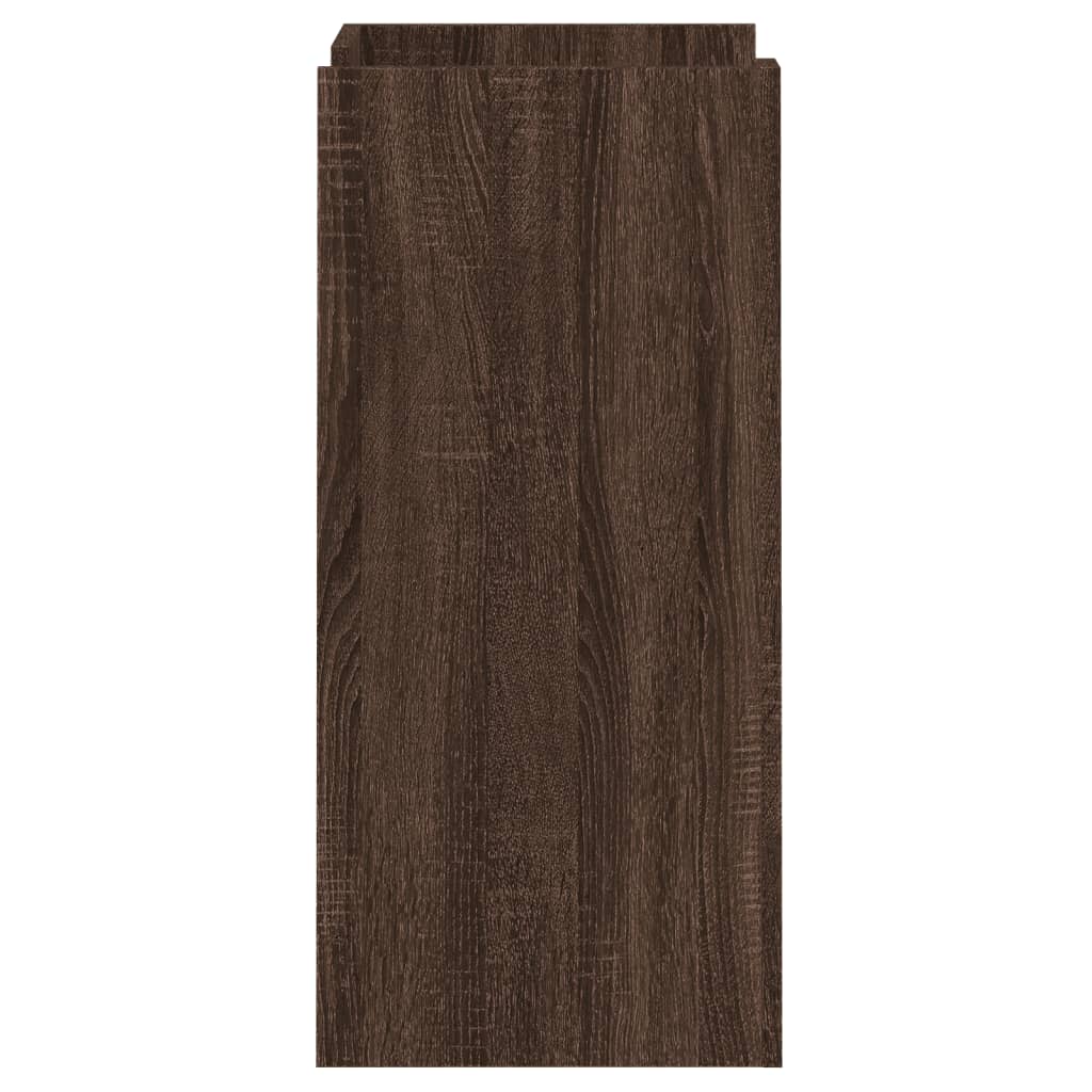 Buffet chêne marron 45x35x75 cm bois d'ingénierie - XIOS
