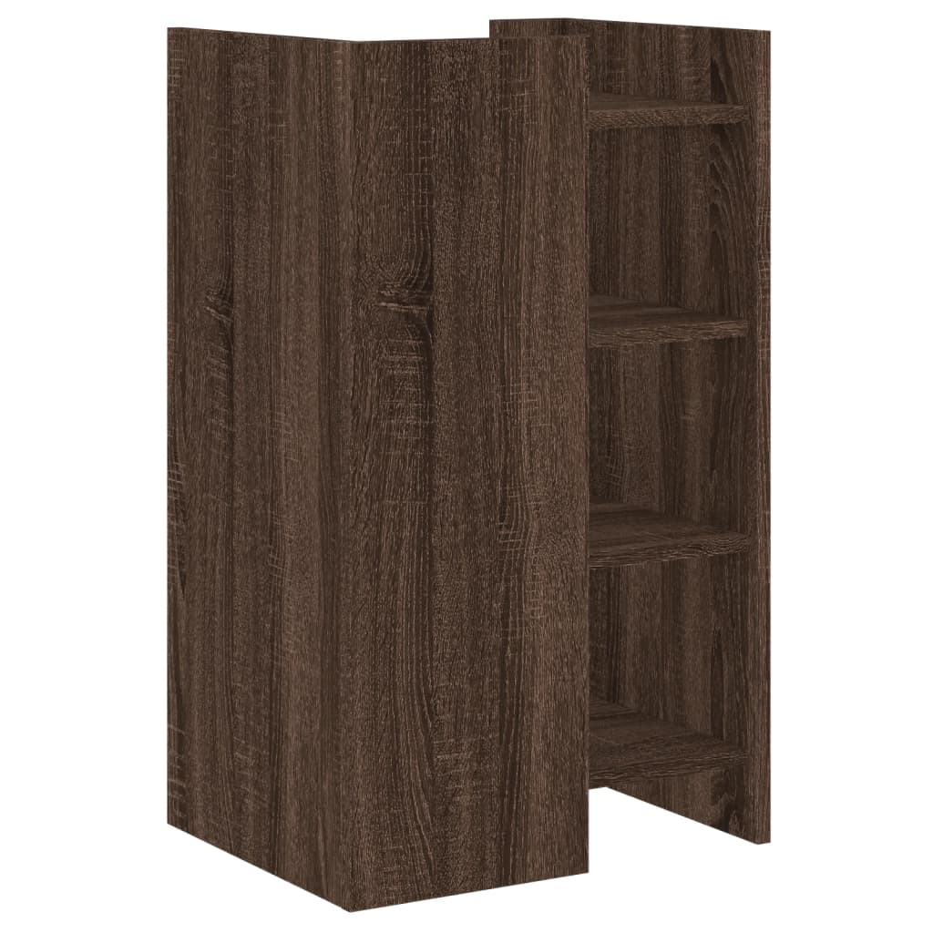 Buffet chêne marron 45x35x75 cm bois d'ingénierie - XIOS