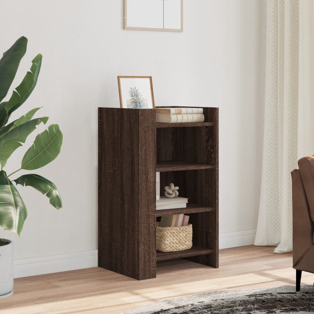 Buffet chêne marron 45x35x75 cm bois d'ingénierie - XIOS