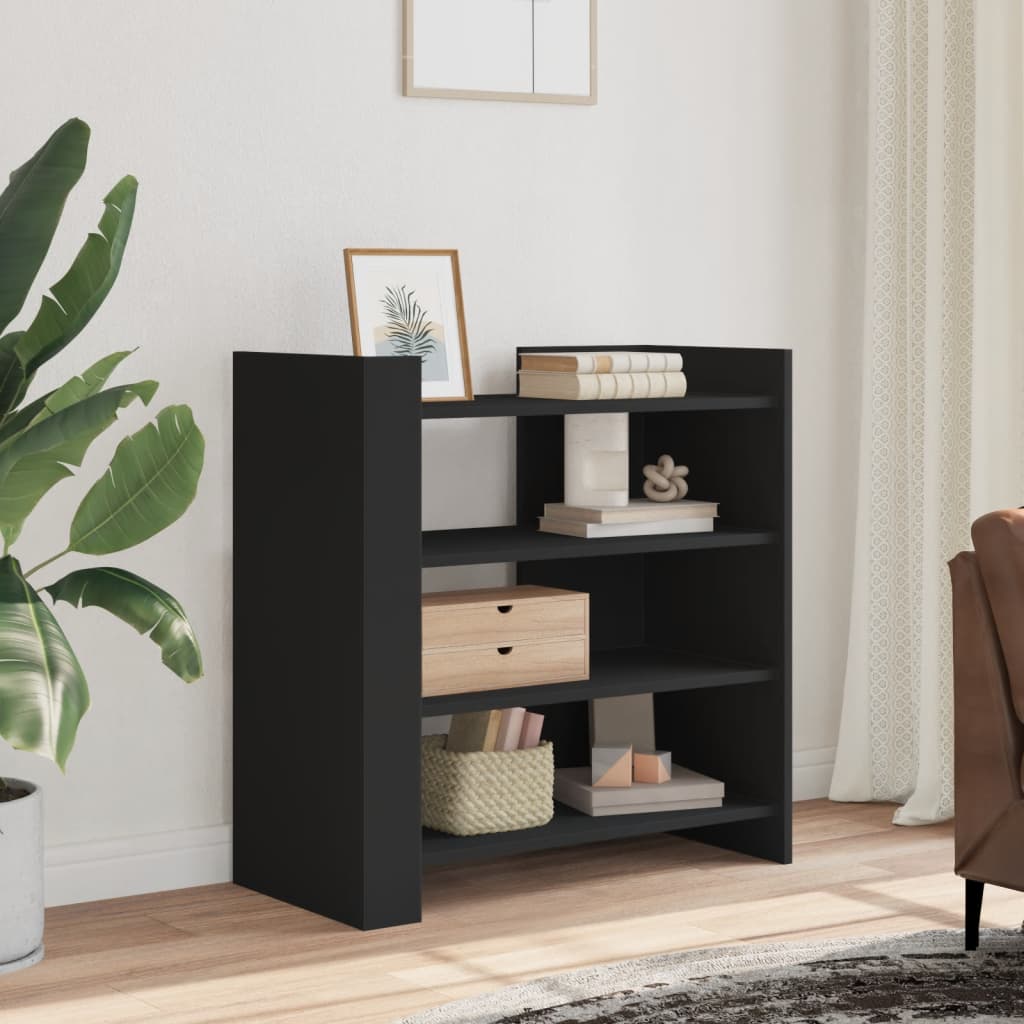 Buffet noir 73,5x35x75 cm bois d'ingénierie - XIOS