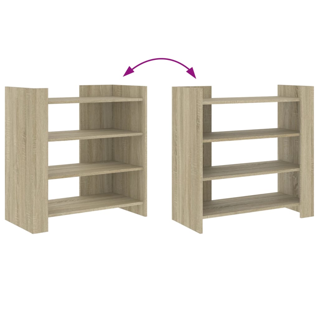 Buffet chêne sonoma 73,5x35x75 cm bois d'ingénierie - XIOS