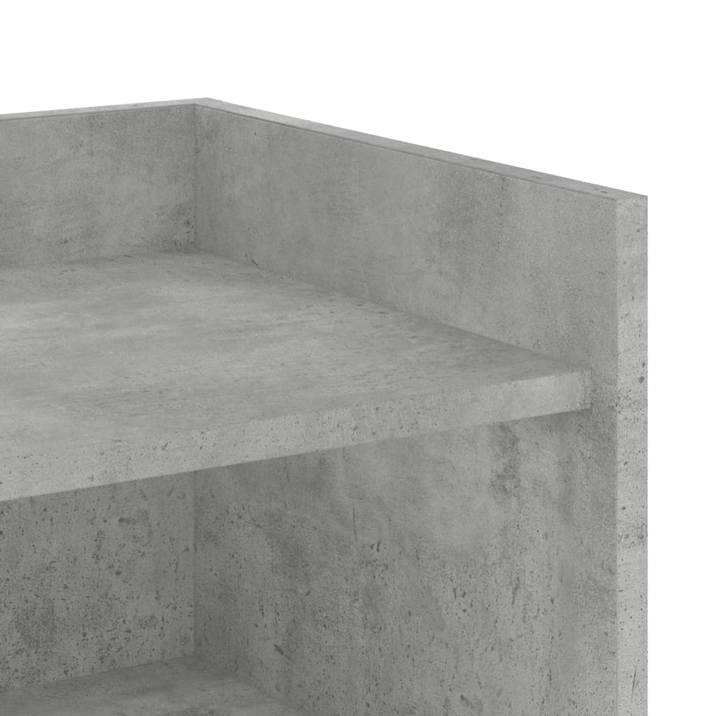 Buffet gris béton 73,5x35x75 cm bois d'ingénierie - XIOS