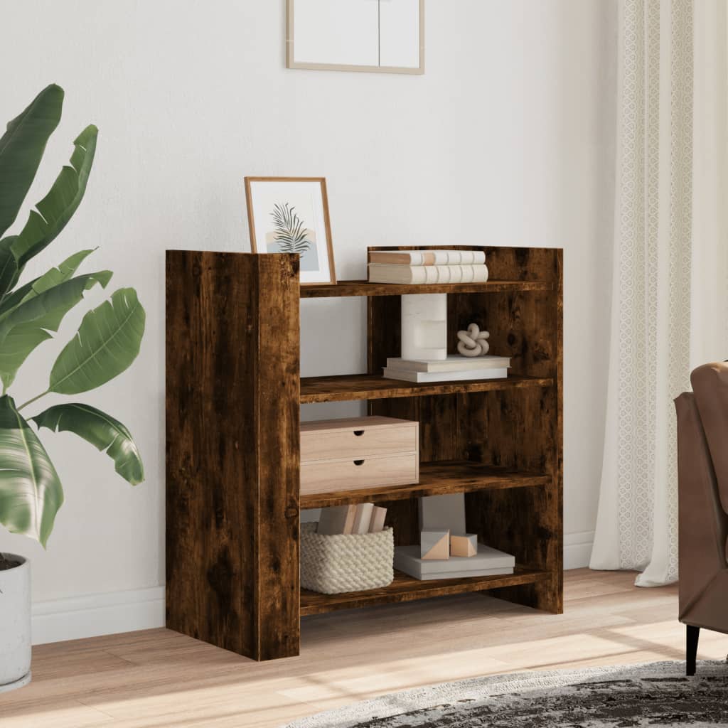 Buffet chêne fumé 73,5x35x75 cm bois d'ingénierie - XIOS