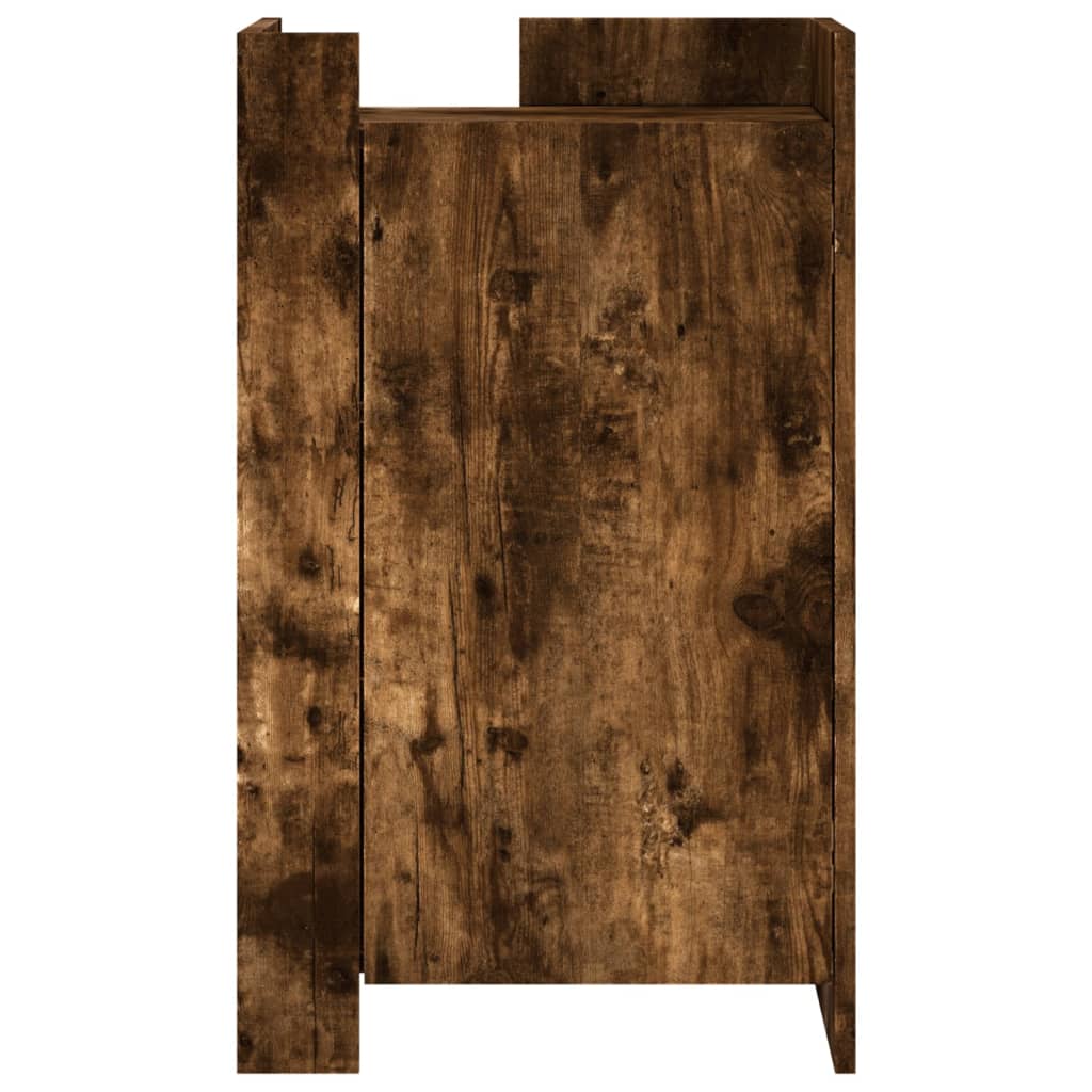 Buffet chêne fumé 45x35x75 cm bois d'ingénierie - XIOS