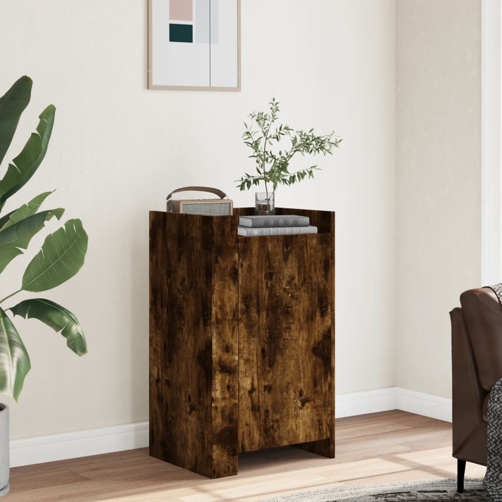 Buffet chêne fumé 45x35x75 cm bois d'ingénierie - XIOS