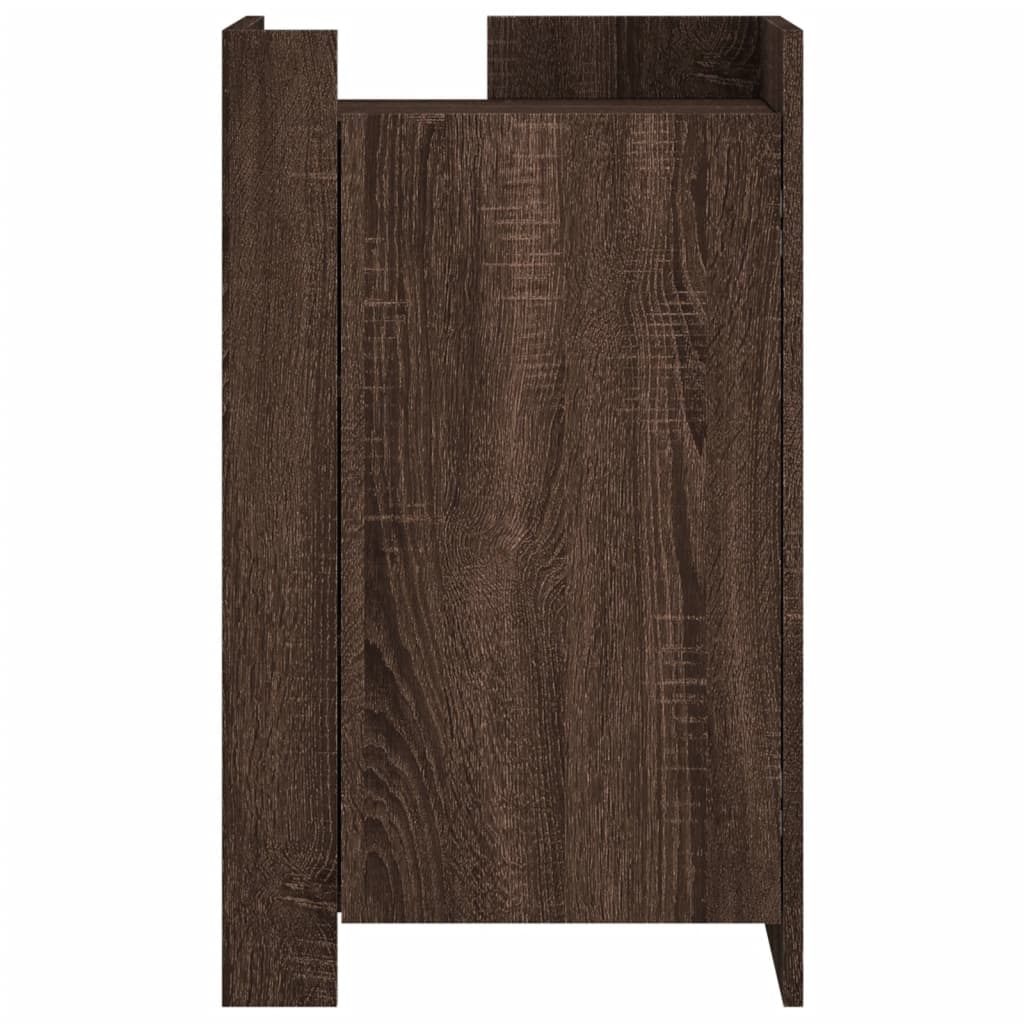 Buffet chêne marron 45x35x75 cm bois d'ingénierie - XIOS