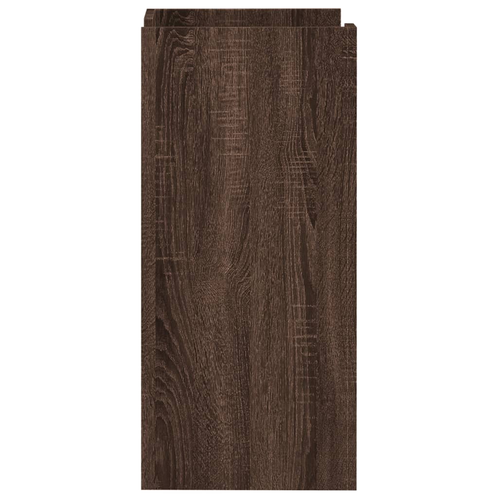 Buffet chêne marron 45x35x75 cm bois d'ingénierie - XIOS