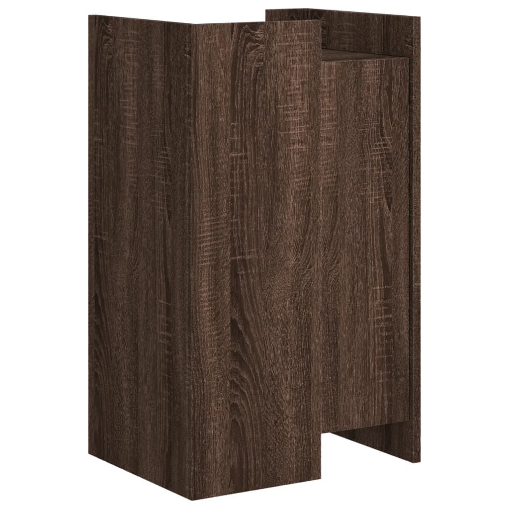 Buffet chêne marron 45x35x75 cm bois d'ingénierie - XIOS