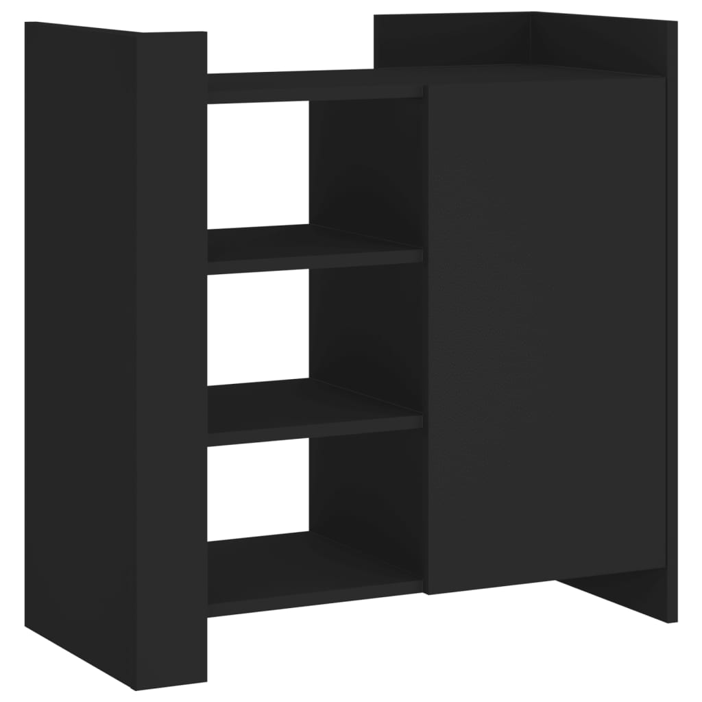 Buffet noir 73,5x35x75 cm bois d'ingénierie - XIOS