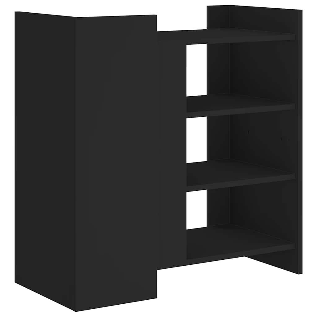 Buffet noir 73,5x35x75 cm bois d'ingénierie - XIOS