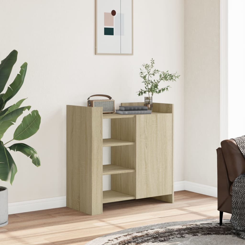 Buffet chêne sonoma 73,5x35x75 cm bois d'ingénierie - XIOS