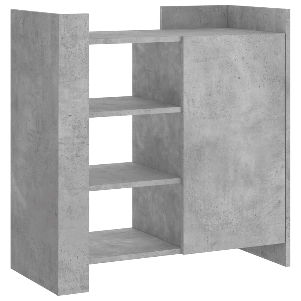 Buffet gris béton 73,5x35x75 cm bois d'ingénierie - XIOS