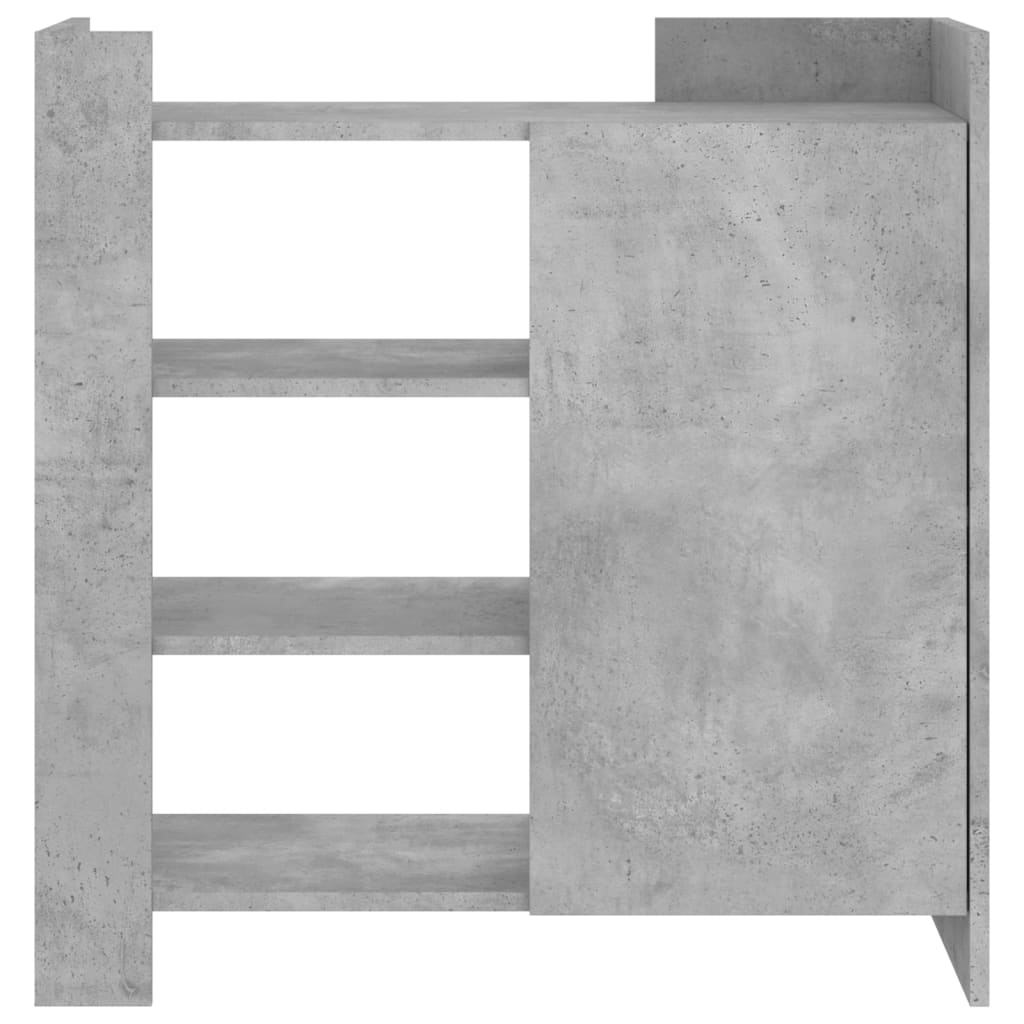 Buffet gris béton 73,5x35x75 cm bois d'ingénierie - XIOS