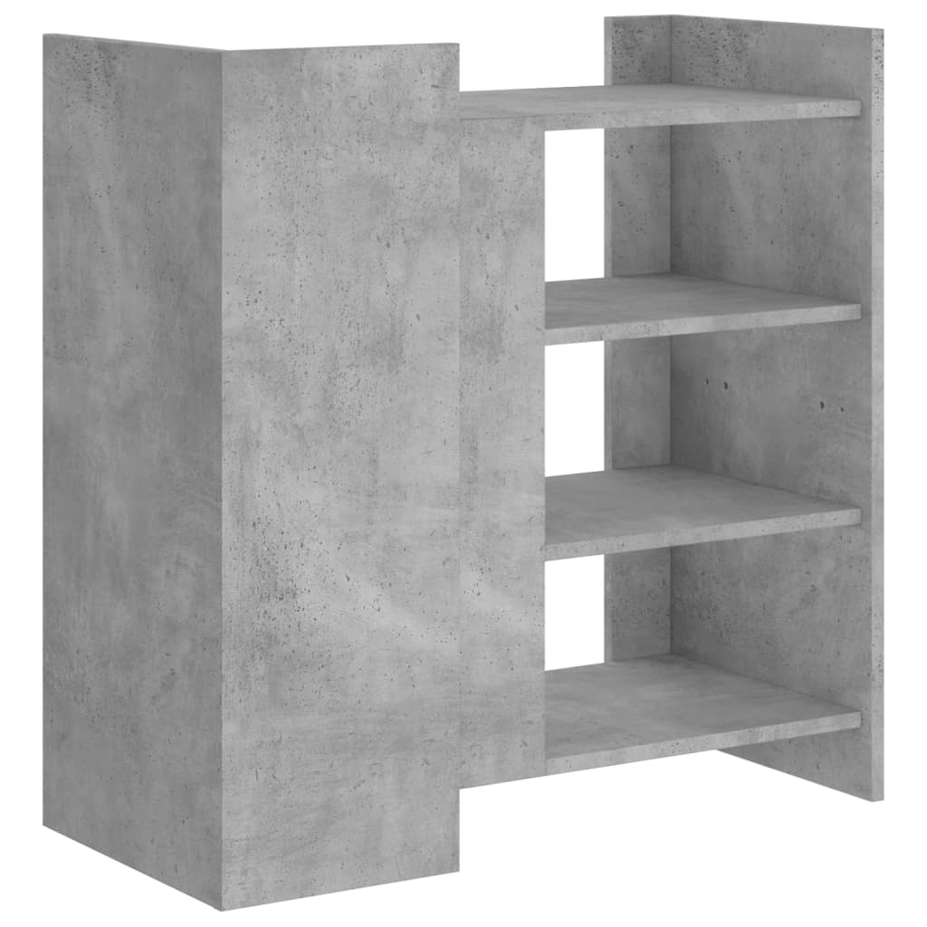 Buffet gris béton 73,5x35x75 cm bois d'ingénierie - XIOS