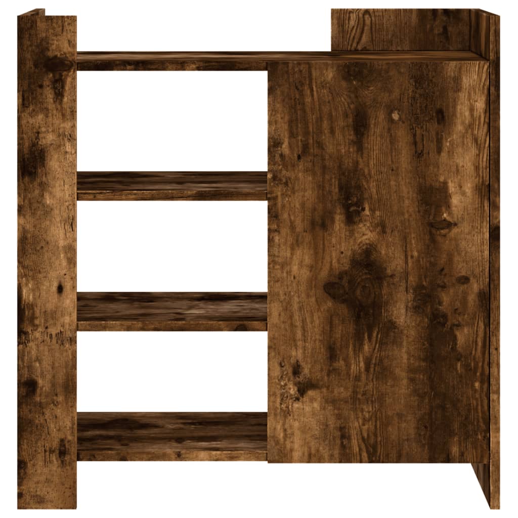 Buffet chêne fumé 73,5x35x75 cm bois d'ingénierie - XIOS