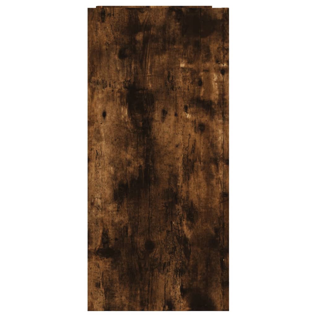 Buffet chêne fumé 100x35x75 cm bois d'ingénierie